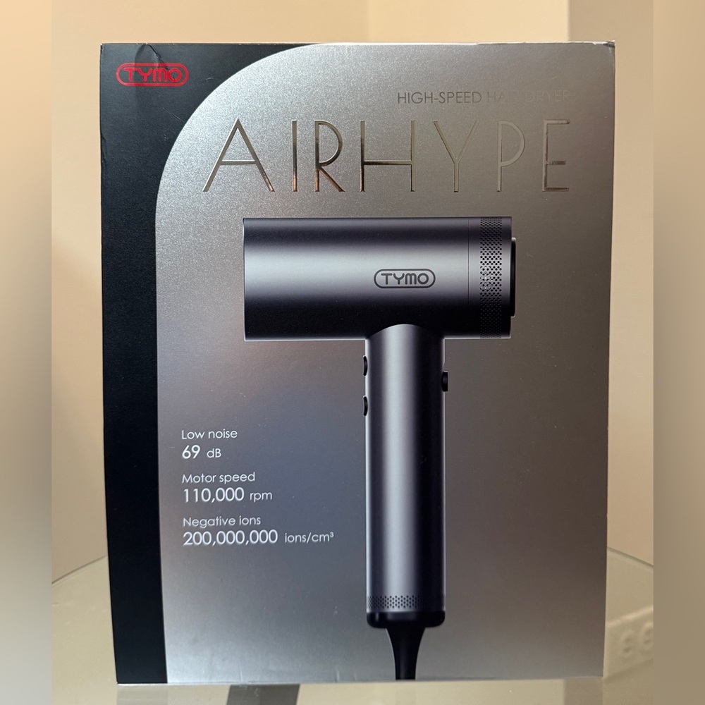 NEW TYMO Hair dryer with diffuser, comb and straightener